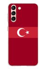 Samsung Galaxy S21 Uyumlu Türk Milli Takım Kırmızı Forma Baskılı Silikon Kılıf