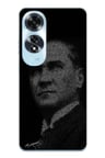 Oppo A60 Uyumlu Gençliğe Hitabe Yazılı Atatürk Silüeti Baskılı Silikon Kılıf