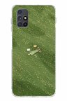 Samsung Galaxy M51 Uyumlu Zamanı Durduran Yeşil Papatya Düşleri Baskılı Silikon Kılıf