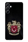 Samsung Galaxy A16 Uyumlu Türk Sembolü Kurt ve Bayrak Desenli Baskılı Silikon Kılıf