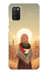 Samsung Galaxy A02S Uyumlu Filistine Özgürlük Kız Baskılı Silikon Kılıf
