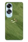 Oppo A60 Uyumlu Zamanı Durduran Yeşil Papatya Düşleri Baskılı Silikon Kılıf