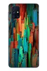 Samsung Galaxy M31s Uyumlu Dikey Renkler Baskılı Silikon Kılıf