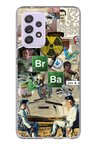 Samsung Galaxy A72 Uyumlu Breaking Bad Kolaj Baskılı Silikon Kılıf