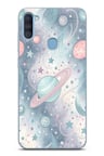 Samsung Galaxy A11-M11 Uyumlu Soft Renkli Gezegenler Baskılı Silikon Kılıf