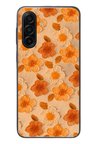 Samsung Galaxy A17 Uyumlu Turuncu Papatyalar Baskılı Silikon Kılıf