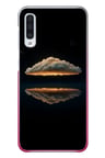 Samsung Galaxy A50 Uyumlu Bulut  Yansıması Baskılı Silikon Kılıf
