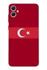 Samsung Galaxy A05 Uyumlu Türk Milli Takım Kırmızı Forma Baskılı Silikon Kılıf