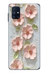 Samsung Galaxy M51 Uyumlu Gül Kurusu Baskılı Silikon Kılıf