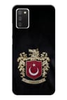 Samsung Galaxy A02S Uyumlu Türk Sembolü Kurt ve Bayrak Desenli Baskılı Silikon Kılıf