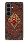 Samsung Galaxy S26 Uyumlu Türkiye Bayraklı Halı Baskılı Silikon Kılıf