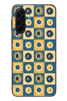 Samsung Galaxy A17 Uyumlu Damalı Papatyalar Baskılı Silikon Kılıf