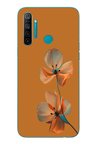 Realme 5i Uyumlu Hibüskus Çiçeği Baskılı Silikon Kılıf