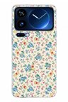 Xiaomi 17 Pro Max Uyumlu Ayı Winnie Pooh ve Çiçekler Baskılı Silikon Kılıf