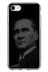 iPhone 6 - 6S Uyumlu Gençliğe Hitabe Yazılı Atatürk Silüeti Baskılı Silikon Kılıf