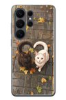 Samsung Galaxy S26 Ultra Uyumlu Kalp Kuyruklu Kediler Baskılı Silikon Kılıf