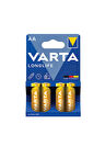 Varta Longlife Alkalin 4'Lü Kalem Pil