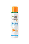 2 ADET  Garnier Ambre Solaire Sensitive Advanced Hipoalerjenik SPF 50+ Güneş Koruyucu Mist 150 ml
