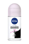 2 ADET  Nivea Roll-On Invisible Black&White Clear 50 ml