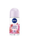 3 ADET  Nivea Roll-on Fresh Cherry 50 ml
