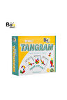 3 ADET  Bee Smart Ahşap Renkli Tangram Oyunu