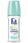 4 ADET   Fa Roll-On Soft & Control Kadın 50 ml