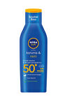 4 ADET   Nivea Sun Güneş Sütü Koruma&Nem SPF 50 200 ml