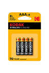 4 ADET   Kodak Xtralife Alkalin İnce Pil 4'lü