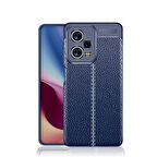 Xiaomi Redmi Note 12 5G ile Uyumlu Kılıf Deri Görünümlü Silikon Telefon Kılıfı Kapak