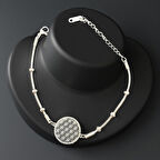 Geometrik Desenli 316L Altın Renk Çelik Bileklik – Modern ve Anlamlı Tasarım