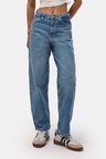 Kadın Mavi 4s6-4 Relax Fit Esnek Kumaş Denim Jean