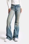 Kadın A.Tint 4s6-32 Mid Rise Flare Fit Esnek Kumaş Denim Jean