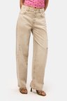 Kadın Kahve 12s6-76 Loose Baggy Fit Denim Jean