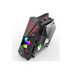 REVENGE DARK LORD 650W 80+ TEMPERLI CAM SIYAH 8X12CM RGB FAN ROBOTİK ATX KASA