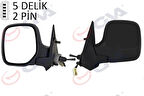 DIŞ DİKİZ AYNASI SOL BERLINGO-PARTNER 1997 MEKANİK ISITMALI KONVEKS 2 FİŞ VM-118NL 8148 PL 8148 NZ 8153 HN