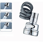 Uzatılabilir Hortumlu 3 Fonksiyonlu Musluk Başlığı 