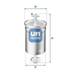 YAKIT BENZİN FİLTRESİ P106-P206-P207-P208-P301-P306-P307-P308-P406-P407-P508-P2008-P3008-P5008-C2- C3-C4-C5-C-ELYSEE-PARTNER-BERLINGO-EXPERT 1.0-1.1-1.4-1.6 THP-VTI CLIO-KANGOO-LAGUNA-MEGANE-TRAFIC-G 1567 C6 1567 A5 7700845961 16400JD5