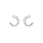 5692260 Swarovski Küpe Matrıx:Pe Stud Cırcle Whıte/Rhs