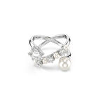 5714376 Swarovski Yüzük Matrıx:Rıng Pearl Open Whıte/Rhs 60