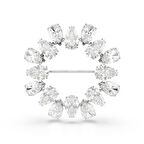 5714646 Swarovski Broş Matrıx:Brooch Pear Whıte/Rhs