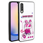 Samsung Galaxy A70 ile Uyumlu Kılıf Parlayan Kabartmalı İkonik Figürlü Silikon Kapak