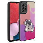 Samsung Galaxy A23 ile Uyumlu Kılıf Parlayan Kabartmalı İkonik Figürlü Silikon Kapak