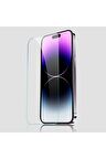 Apple iPhone 15 ile Uyumlu Ekran Koruyucu Şeffaf Temperli Kırılmaz Cam Ekran Koruyucu