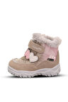 Husky Superfit Marka Kız Çocuk Kalp Detaylı Gorateks Bot Bej