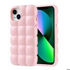 Apple iPhone 14 ile Uyumlu Kılıf Parlak Esnek Silikon Kapak