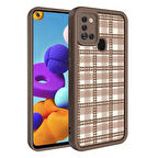 Samsung Galaxy A21S ile Uyumlu Kılıf Kamera Korumalı Yüzeyi Baskılı Arka Kapak