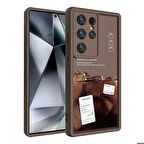 Samsung Galaxy S24 Ultra ile Uyumlu Kılıf Kamera Korumalı Yüzeyi Baskılı Arka Kapak
