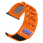 Apple Watch 1/2/3 38mm Uyumlu Orbital Örgülü Halat Tasarımlı Naylon Kumaş Hasır Kordon