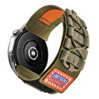 Xiaomi Amazfit Pace Uyumlu Orbital Örgülü Halat Tasarımlı Naylon Kumaş Hasır Kordon