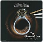 Cretacolor Diamond Box Luxury Drawing Premium Eskiz Çizim Seti 15'li Metal Kutu / 40047